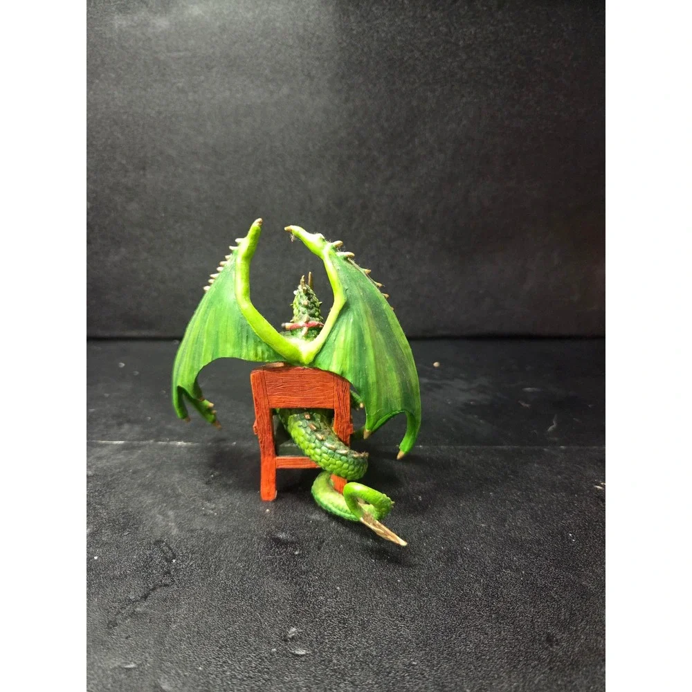Hamilton Collection Foldin' Freddy, Hold'em or Fold'em Poker, Dragon Figure Flaw